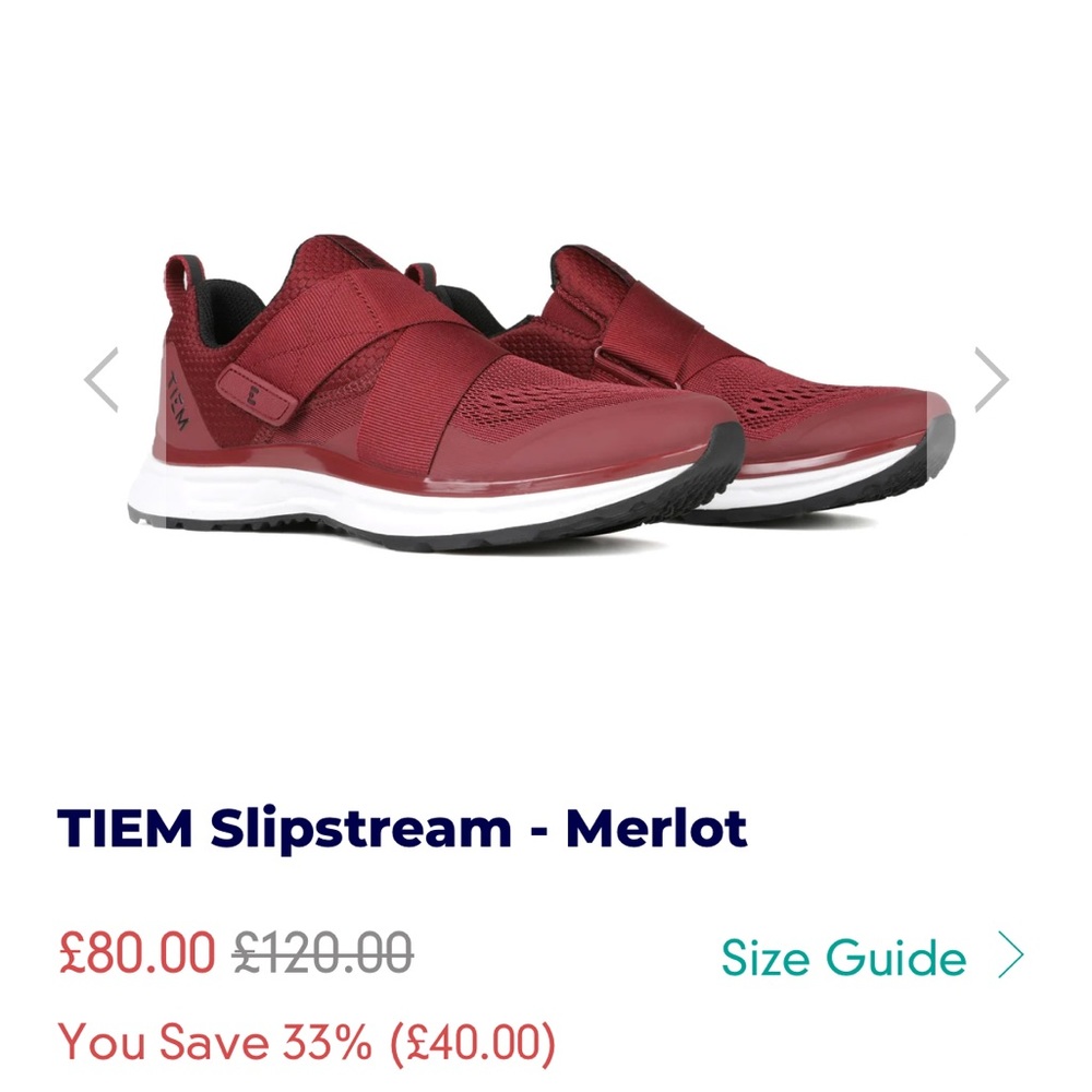 Tiem Size 10 Slipstream Spin Shoes in Merlot